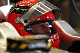 Schumacher festeggia a Spa 20 anni di carriera
