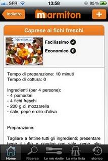 Marmiton: l'app con migliaia di ricette di cucina.