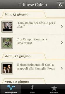 L'app per i tifosi dell'Udinese Calcio.