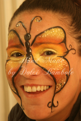 The art of face painting.