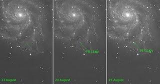 La supernova più luminosa degli ultimi 30 anni: Ptf11kly