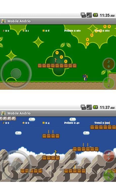 Mobile Andrio, il fac-simile di Super Mario per Android