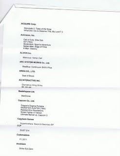 Lista di presunti titoli PS Vita diffusa!!