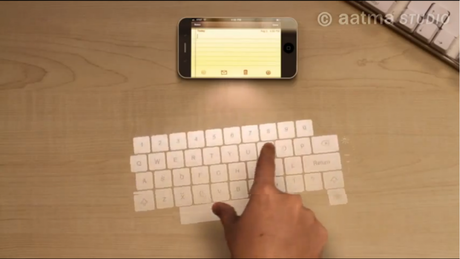 Video concept per iPhone 5: tastiera laser e display olografico!