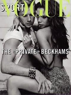 David Beckham in vintage Dolce & Gabbana su Vogue Sport 2004