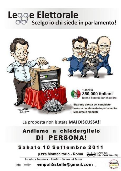 Parlamento pulito il 10 Settembre. Scelgo io chi siede in Parlamento !!