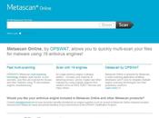 Metascan, antivirus online