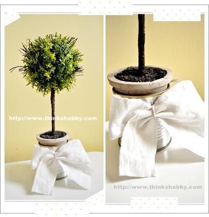 DIY: tin pot...