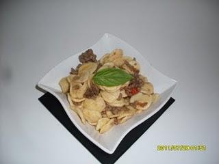 orecchiette con ragu' estivo