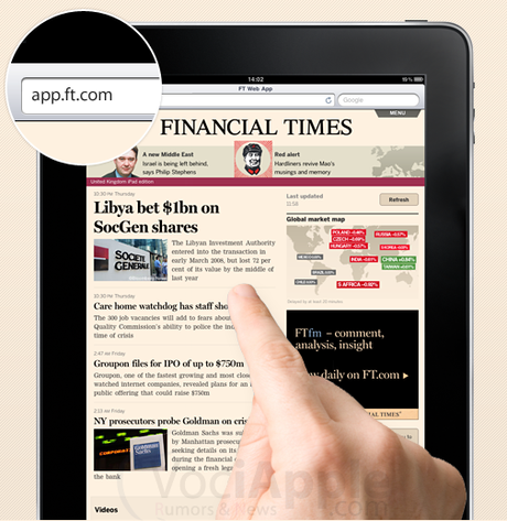 Financial Times rimosso da Apple
