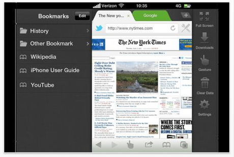 Dolphin browser disponibile anche su IOS