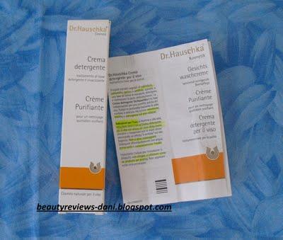 Dr Hauschka, Crema detergente viso