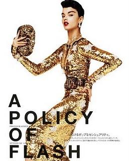 Crystal Renn in Dolce & Gabbana su Vogue Japan settembre 2011