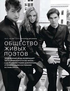 Dolce & Gabbana su GQ Russia settembre 2011