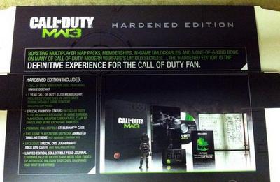 Modern Warfare 3 : diffusi i contenuti della Hardened Edition ?