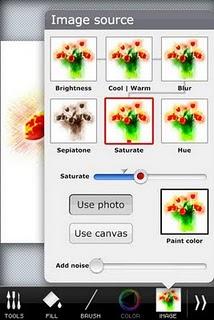 PhotoViva, l'app per il fotoritocco e la pittura a mano libera.