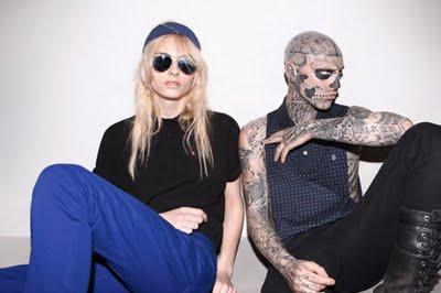 Rick Genest e Pejic Andrej