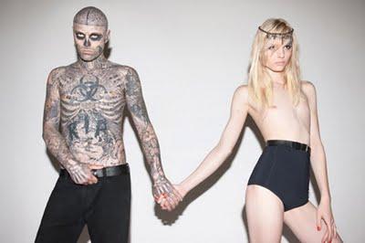 Rick Genest e Pejic Andrej