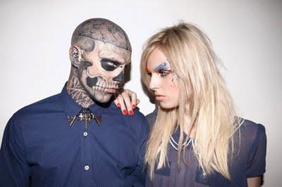 Rick Genest e Pejic Andrej