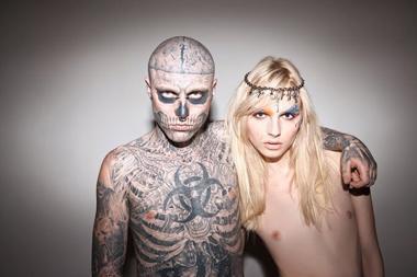 Rick Genest e Pejic Andrej