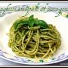 Spaghetti integrali al pesto