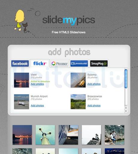 Creare slide show in HTML5 su Facebook