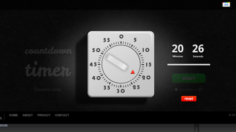 Timerrr: Il tuo countdown online, timer da 60