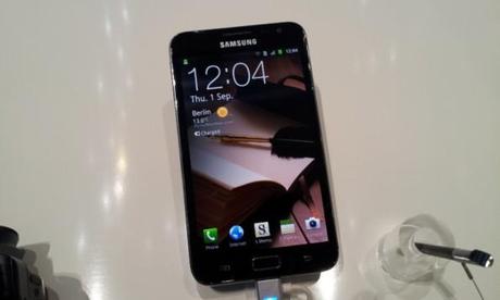 Ecco un video e le prime immagini del Samsung Galaxy Note! [IFA Berlino]