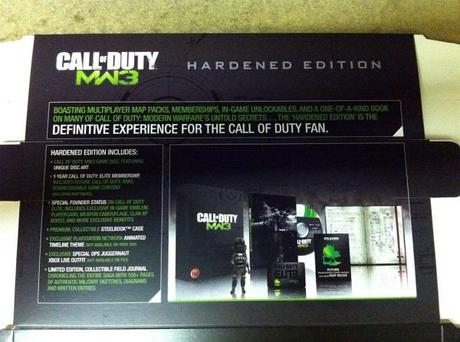 Modern Warfare 3, trapela la foto della Hardened Edition