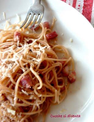 Gli spaghetti preferiti del mio ragazzo... come potevo non metterli?