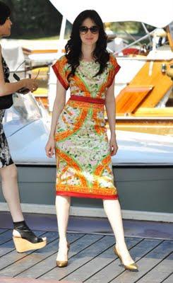 Andrea Riseborough in Dolce & Gabbana al Venice Film Festival
