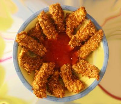 CROCCHINI DI POLLO IN SALSA AGRODOLCE