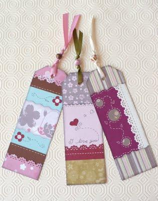 3 Segnalibro Fantasia - 3 Fanciful bookmarks