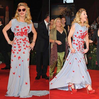 Madonna in Vionnet alla Premiere di  “W.E.” del Venice Film Festival