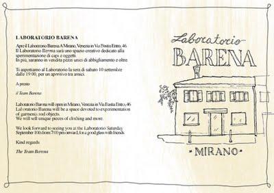 Laboratorio Barena _ Opening Soon