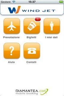 Prenota il tuo volo Wind Jet direttamente dal tuo iPhone.