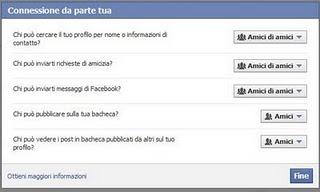 Facebook: nuove impostazioni di Privacy