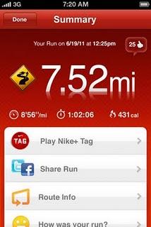 Monitora i tuoi progressi atletici con l'app Nike+ GPS vers 3.2.1