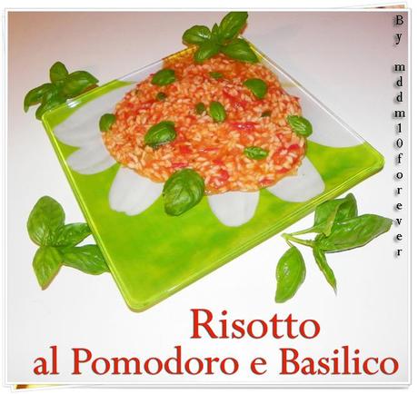 RISOTTO AL POMODORO E BASILICO