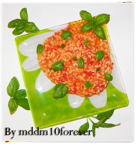 RISOTTO AL POMODORO E BASILICO