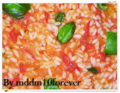 RISOTTO AL POMODORO E BASILICO