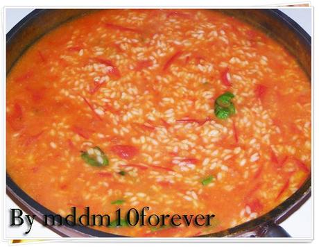 RISOTTO AL POMODORO E BASILICO