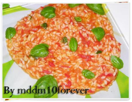 RISOTTO AL POMODORO E BASILICO