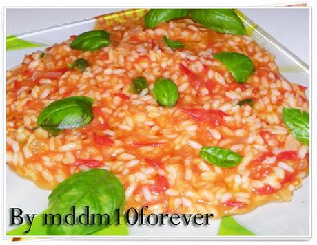 RISOTTO AL POMODORO E BASILICO
