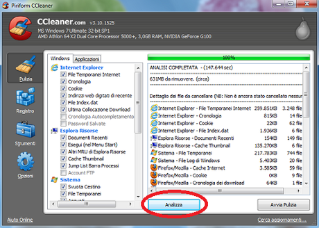 Pulire il computer sfruttando al meglio Ccleaner