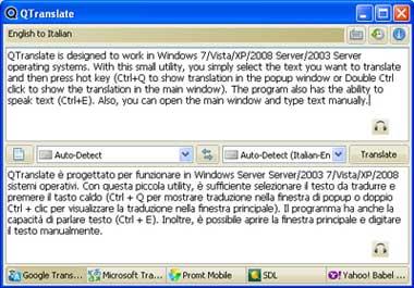 QTranslate1 QTranslate: traduttore multilingue in un click
