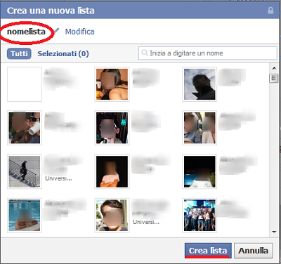 Facebook: rendersi visibili solo per alcune persone