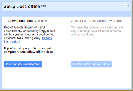 Da oggi puoi utilizzare Gmail, Google Calendar e Google Docs Offline