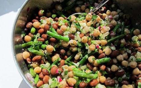 Insalata di Tre Fagioli Americana- Cotti a pressione insieme!