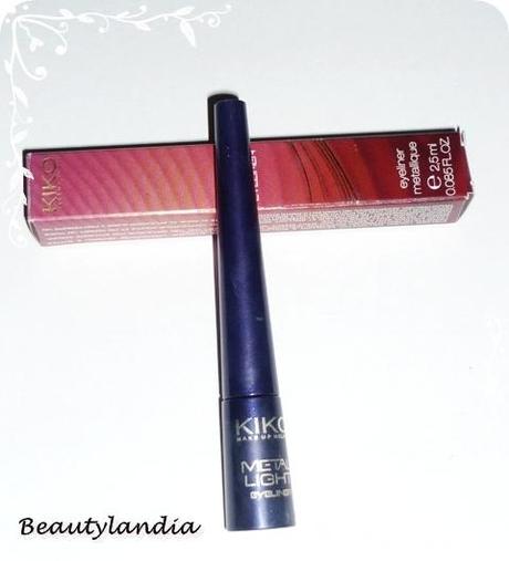 Swatch e Review collezione Chich Chalet Kiko * Metal Light Eyeliner * n 3 e n 6